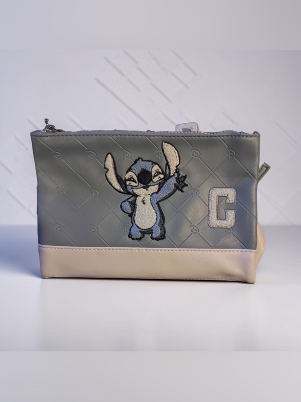 Disney’s Stitch NWT Initial Makeup Bag “C”